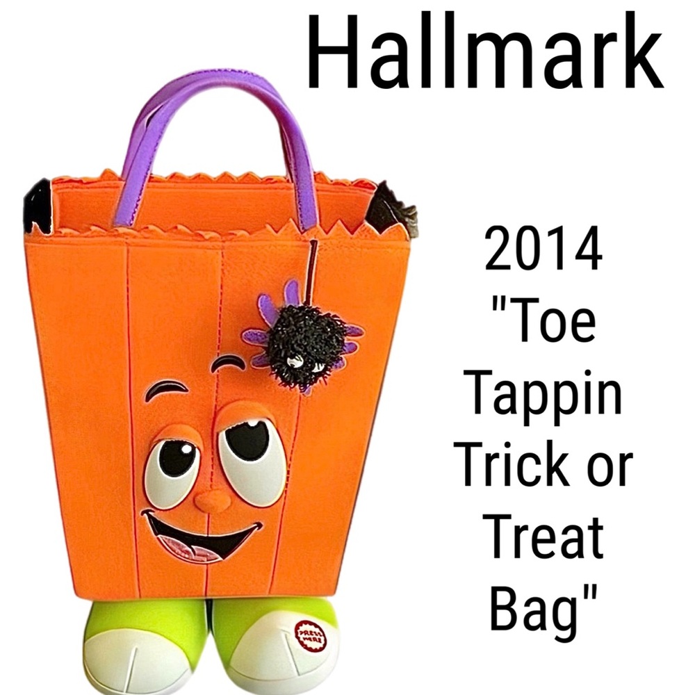 Retired Hallmark Animated Toe Tappin Trick or Treat Bag